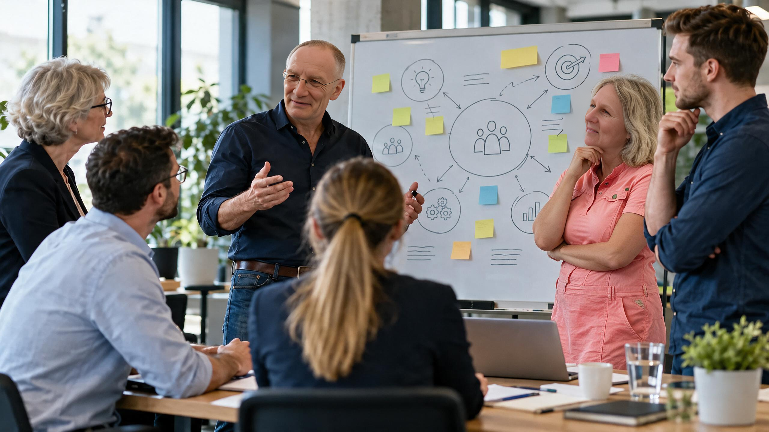 Praxisnaher Workshop zur Entwicklung eines KI-Konzepts für ein Unternehmen
